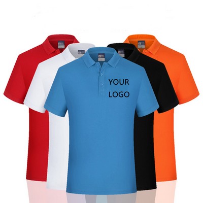 Cotton Short Sleeved Polo Shirt