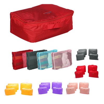 5pc Polyester Travel Storage Bag Set