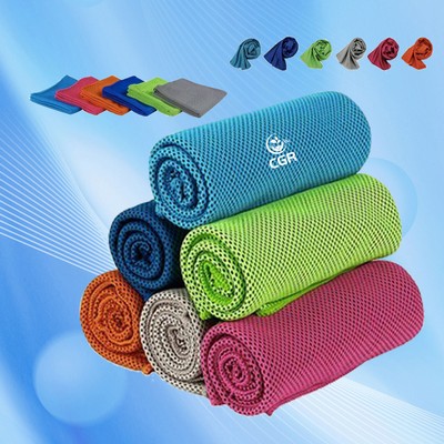 Refreshing Cooling Towel Made from Breathable Mesh