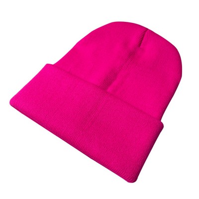 11" Cuff Acrylic Beanie