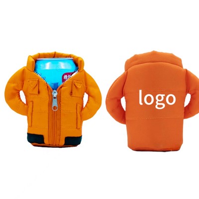 Down Jacket Style Winter Warm Cup Cover