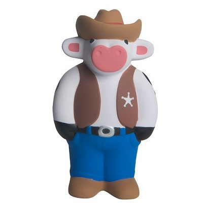 Cowboy Cow Design Stress Reliever