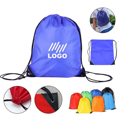 Classic Polyester Drawstring Backpacks