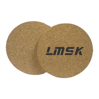 Round Absorbent Cork Coasters