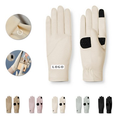 Windproof Velvet Touch Screen Gloves