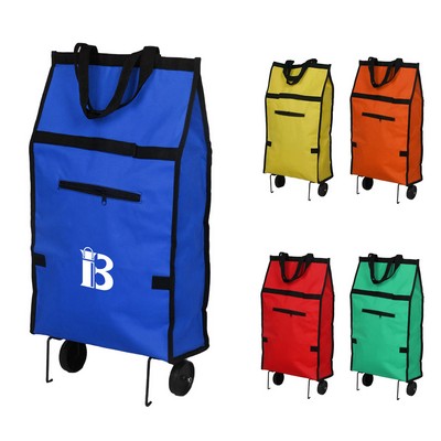 Collapsible Shoulder And Trolley Shopping Bag