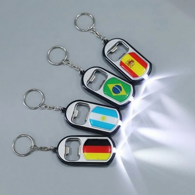 World Cup Bottle Opener with Luminous Flashlight