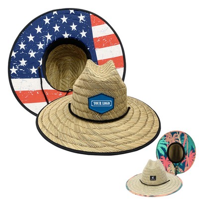 Straw Lifeguard Hat