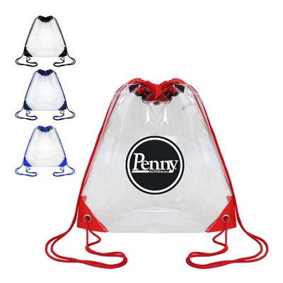 Clear Drawstring Bag