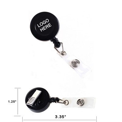 Retractable Badge Reel w/ Alligator Clip