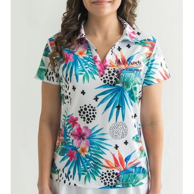 Women's Golf Polo - Birdies of Paradise