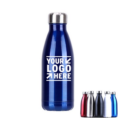 16 oz. Stainless Steel Polished Water Bottle