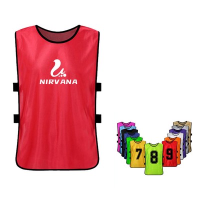 Sports Pinnies Training Vests