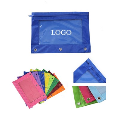 PVC Binder Pencil Pouches