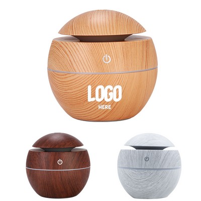 Mini Wood Finish Air Diffuser Humidifier