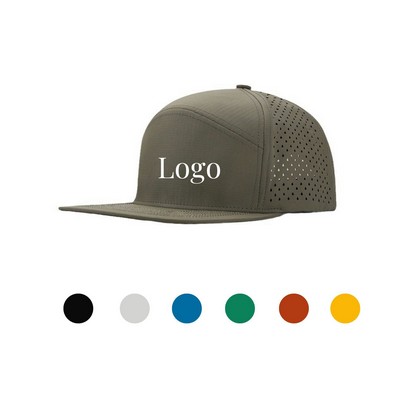 Men Flat Brim Baseball Cap