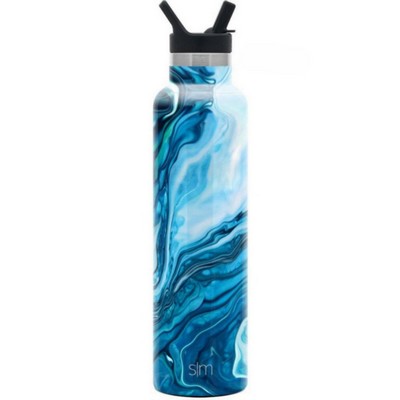 24 oz Simple Modern® Stainless Steel Insulated Ascent Water Bottle w/ Straw Lid