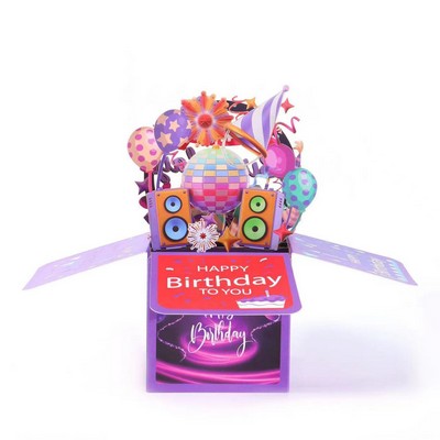 3D Birthday Custom Greeting Cards