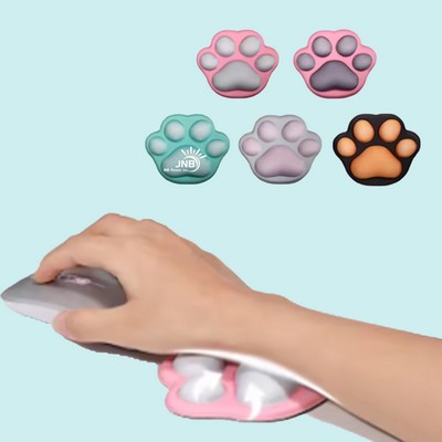 Cat Palm Shaped Mouse Wrist Support Pad