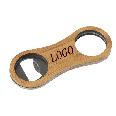 Mini Bamboo Bottle Opener