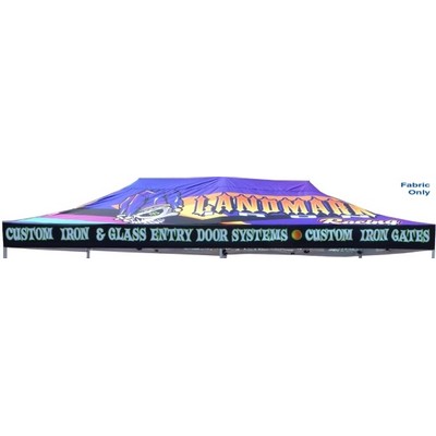 Tent Top Replacement 15'x10' Full Graphics (Fabric Only)