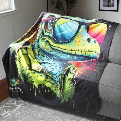 Soft Sublimated Microfiber Blanket - 60 x 50