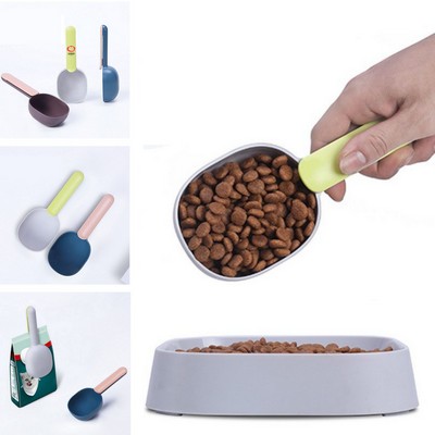 Dog Food Measuring Scoop Non-Stick Puppy Scoop Bag Clip