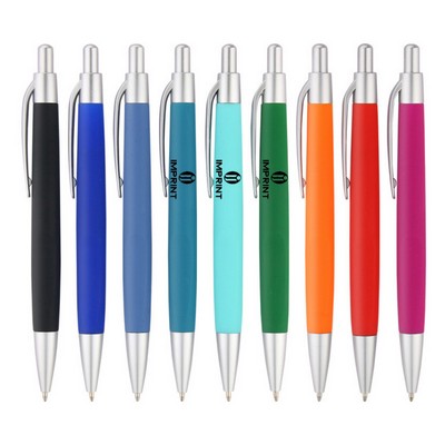 Soft Touch Rubberized Pen