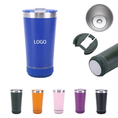 16Oz Bluetooth Speaker Cup With Bottle Opener