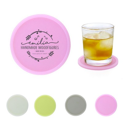 Round Silicone Coaster