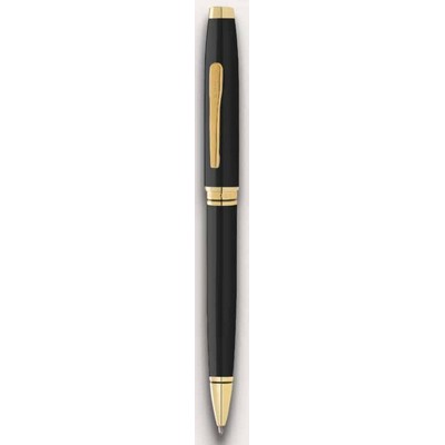 Coventry Black Lacquer with Gold Appointments Ballpoint Pen