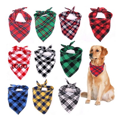 Classic Plaid Pet Bandana