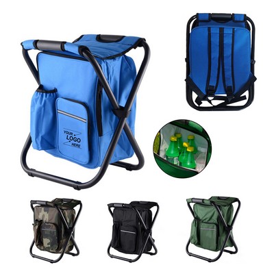 Portable Backpack Cooler Chair