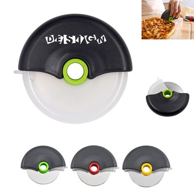 Steel Roller Pizza Cutter With Cover