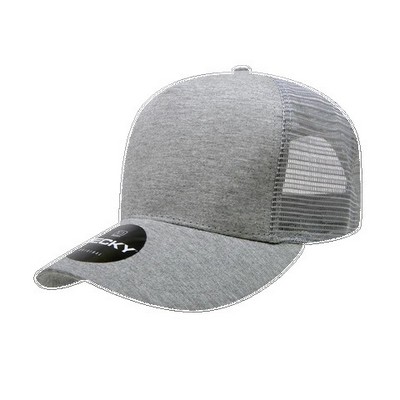 Decky Heather Jersey Structured Trucker Cap