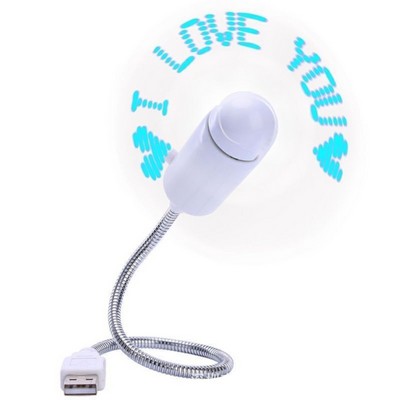 LED Message Fan with Programmable Display