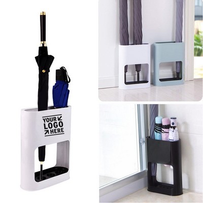 Small Umbrella Stand Rack with Drip Tray