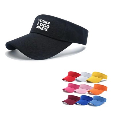 Sports Sun Visor Hats Empty Top Cap