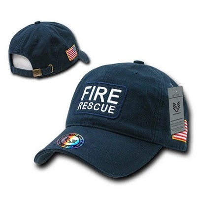 Rapid Dominance Fire Rescue Dual Flag Baseball Cap