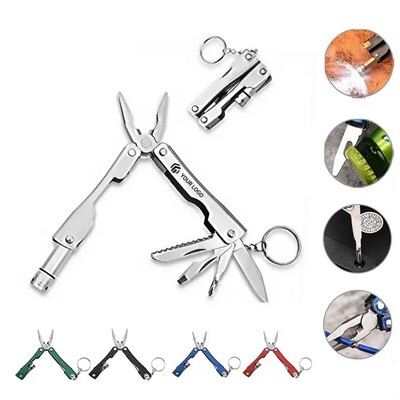 Versatile Portable 9-in-1 Outdoor Survival Multi-Tool Pliers