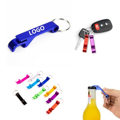 Mini Metal Beer Bottle Openers Keychain