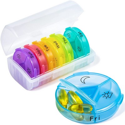 Weekly Pill Organizer Box