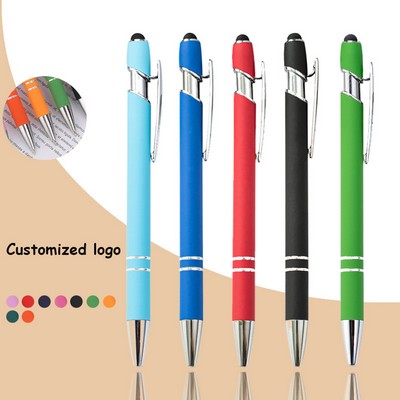 Pen With Soft Rubberized Grip