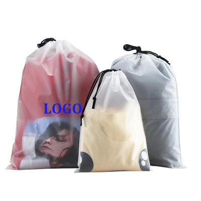 PE Clothing Drawstring Bag