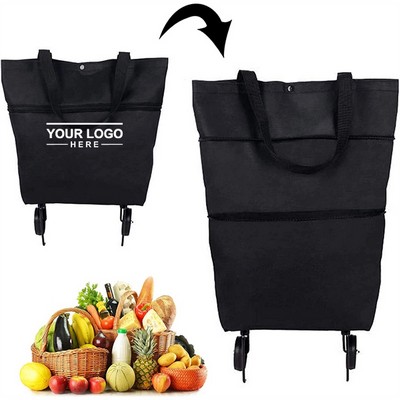 Foldable Grocery Trolley Bags with Wheels