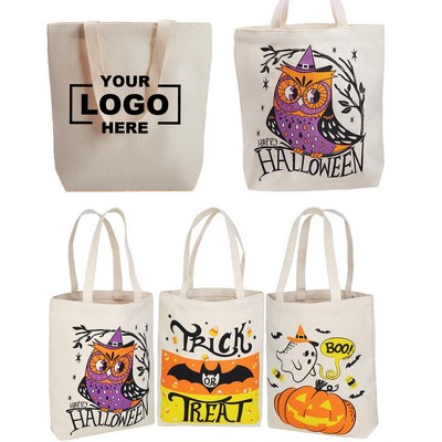 Large Halloween Treat Tote Bags 13.75"