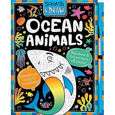 Scratch and Draw Ocean Animals