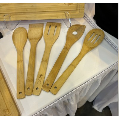 5-Piece Bamboo Kitchen Utensil Set