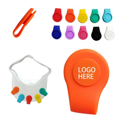 Golf Silicone Magnetic Hat Clip