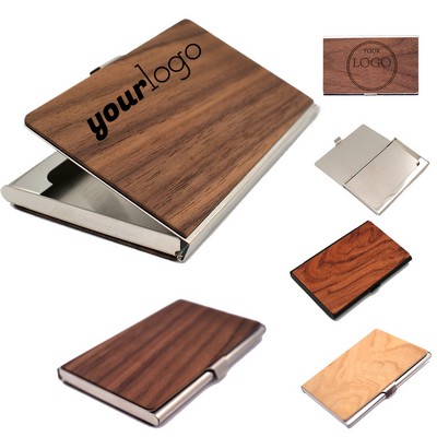 Wood Business Card Holders